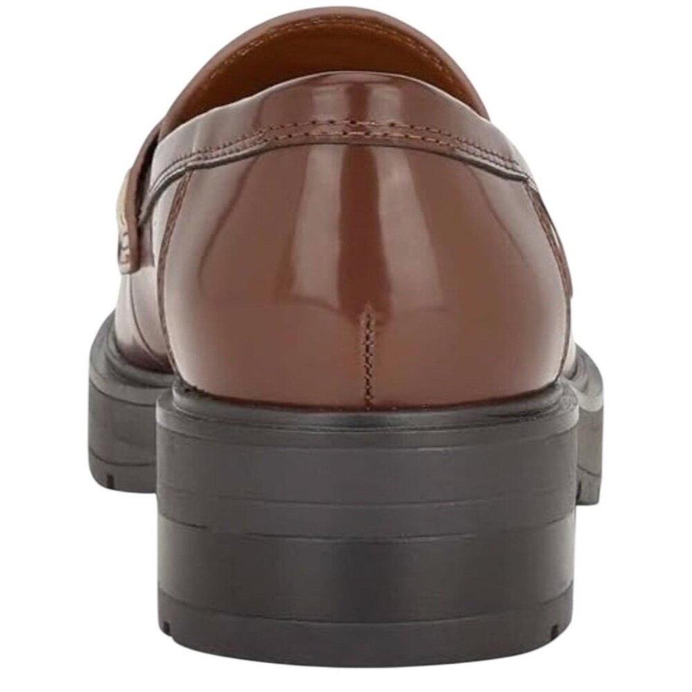 Nine West Women's 9M Kipla3 Casual Loafer Medium Brown 210 Stylish Round Toe NEW - Picture 6 of 16